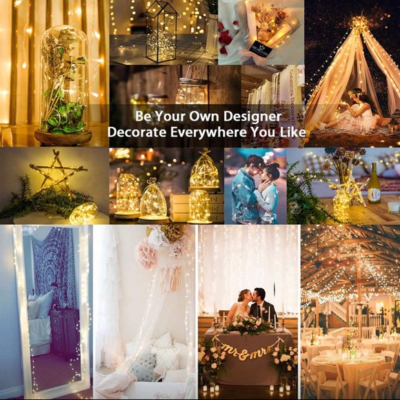 COPY - 200 Copper fairy string lights - Picture 11 of 13